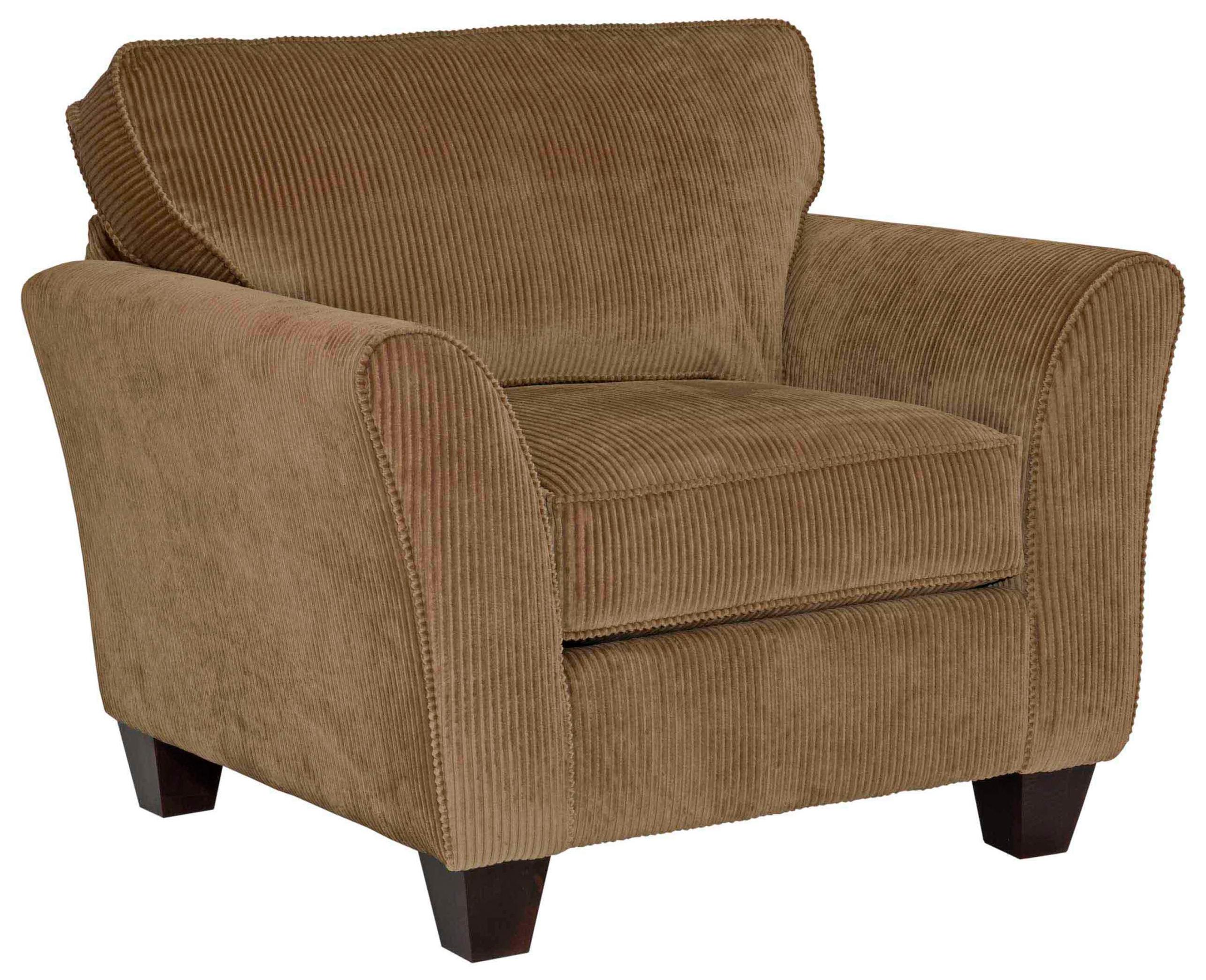 Broyhill Furniture Maddie Contemporary Style Chair with Flared Arms